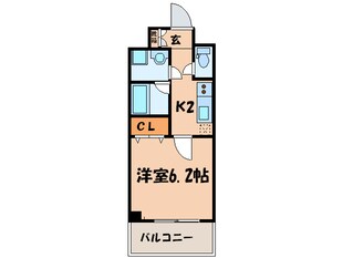 アスヴェル京都外大前(505)の物件間取画像